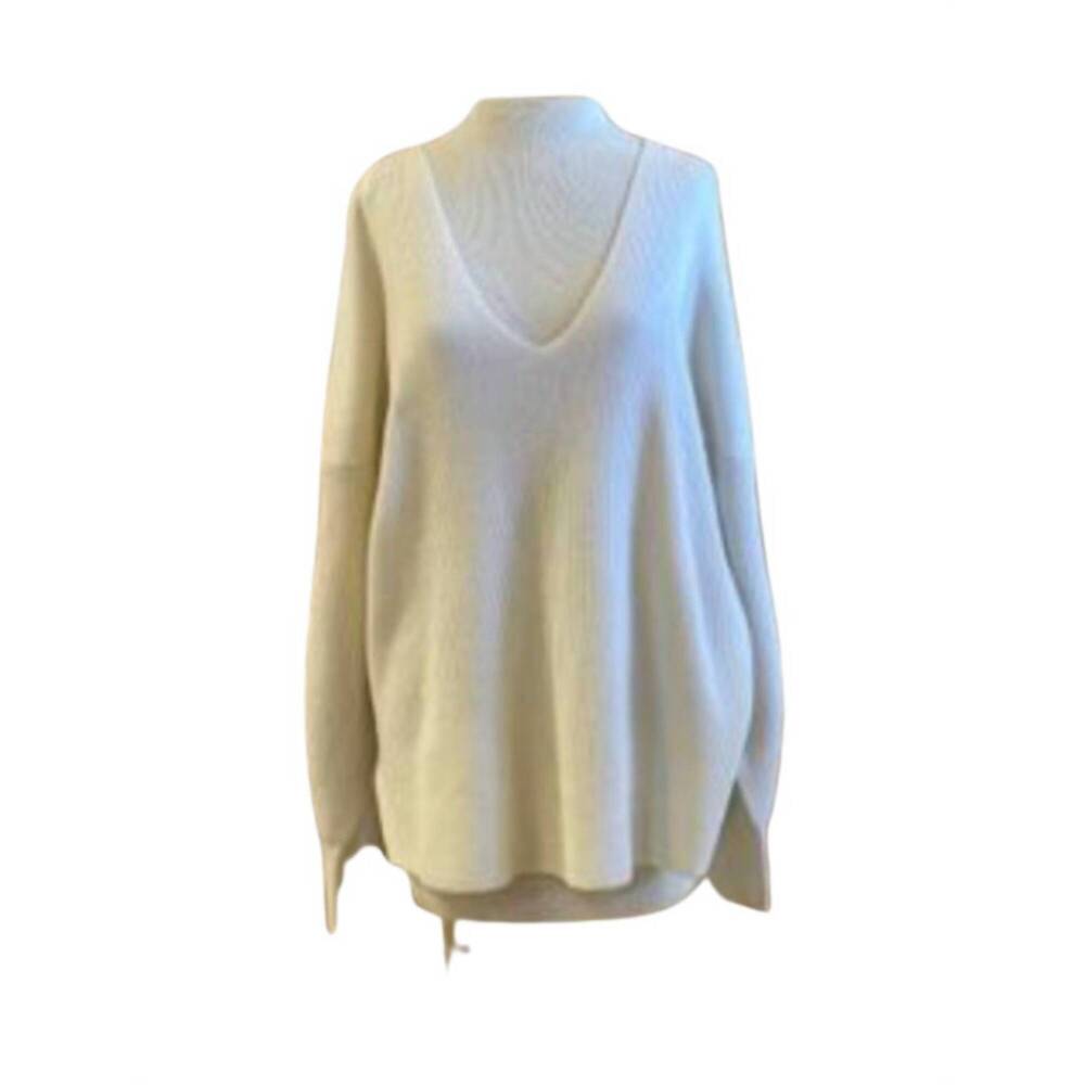 NEW D.EXTERIOR long sleeve v-neck in cream
